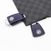 Automobilio rakto dangtelio pakeitimas Rakto dėklas Alfa Romeo Giulia Stelvio Tonale Anglies pluošto stilius black