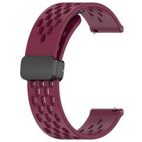 Sport Band for Redmi watch 5 active/5 lite wristband silicone magnetic replacement bracelet correa Redmi watch 5 active Strap Redmi watch 5 active vyno raudonos spalvos