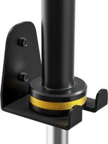 Wall-Mount Olympic Barbell Storage Rack with Hook Hanger - Gym Accessories