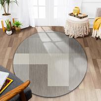 Skandinaviškas apvalus kilimas Stalo pagalvėlė Kilimai svetainei miegamojo dekoravimui Dideli kilimai miegamajam Plaunamas kilimėlis diameter 60CM gray