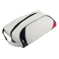 PU Leather Golf Shoe Carrier Bag Home Travel Dustproof Storage Bag Accessory Bag White