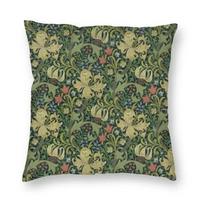 William Morris Braškių vagis Raudona pagalvės užvalkalas Aksominis prabangus mesti pagalvės Namų dekoras Sofai Svetainei Pagalvės užvalkalas 12x12in 30x30cm