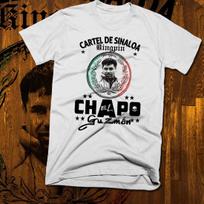 Hip Hop t-shirt EL Chapo Sinaloa Cartel Mob Boss Street Hustle mobbin Gangster S