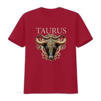 Taurus Zodiac Symbol Bull Celestial Astrology T Shirt vintage Washed Comfortable Stretched fashion graphic Slightly Casual Soft S