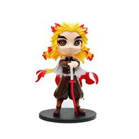 Anime Demon Slayer Figure Nezuko Tanjirou Zenitsu Inosuke Kyoujurou Giyuu Kawaii Qposket Figural PVC Model Toy Collect Gift