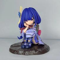 Genshin Impact Kerry Anime Character PVC Action Character Model Sculpture Handmade Desktop Decoration Children's Gift 14CM 14cm