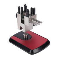 Mini Vise Table Top Clamp Adjustable Small Vice 360 Degree Rotatable 0.01 1.25in Clamping Range 304 Stainless Steel for