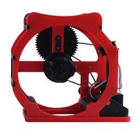3D Printer Filament Respooler Automatic Start Stop Electric Filament Spool Rewinder for PLA PETG ABS TPU Nylon Red