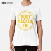 Parks and Rec Burt Macklin FBI T shirt burt macklin andy dwyer parks and rec parks and recreation ron swanson fbi funny tv S