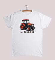 Kubota L5040 Tractor TShirt Summer Cotton Short Sleeve ONeck Unisexs T Shirt New S3XL S
