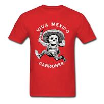Viva Mexico Cabrones TShirt 100 Cotton ONeck Summer Short Sleeve Casual Unisexs Tshirt Size S3XL S
