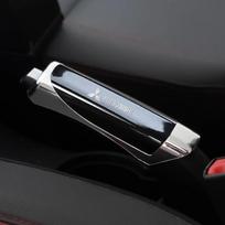 Car Hand Brake Cover Handbrake Grip Protection for Mitsubishi Ralliart Logo ASX Pajero Outlander Lancer L200 Eclipse Decoration