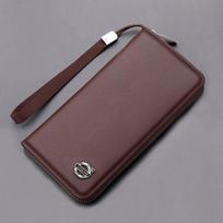 Car Men's Leather Wallet Motor Vehicles Cards Tickets Storage Bag For Volvo Xc60 Xc90 V40 V60 S60 V50 V90 S80 C40 XC40 V70 XC70