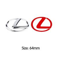 64mm 77mm electroplated high-end process metal steering wheel logo Stickers for Lexus ES240 ES250 IS250 LX460 RX270 RX300 RX350