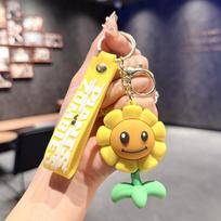 Plants Vs. Zombies Keychain Popular Game Merchandise Pendant School Bag Pendant Car Keychain Gift large