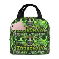 Zoonomaly Cartoon Steam Game Insulated Lunch Bag for Women Kids Portable Food Boxes Thermal Lunch Box Tote One Size
