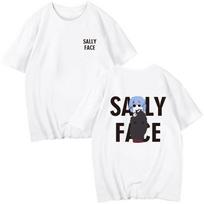 Sally Face Puzzles Game Accessories Graphic T Shirts Women Unisex Summer Gothic Fashion Casual Cotton Tshirt Vintage Shortsleev S