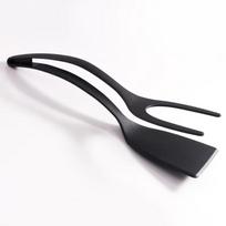 2-in-1 Silicone Egg Flipper Tongs Non-Stick Spatula for Fish French Toast Heat Resistant Omelet Making Ergonomic Cooking Tool juoda