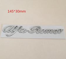 1 vnt. 3D metalinis Alfa Romeo automobilio raidės šoninio sparno emblema, galinės bagažinės emblema, lipdukas, stilius, automobilio priedai
