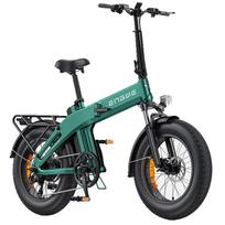 ENGWE EP-2 3.0 BOOST 20*4.0 inch electric assist bicycle,48V13.5AH, 250W,maximum range of 70 kilometers in assist mode,maximum load of 120 kg. žalia