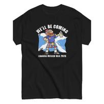 Scotland Fan T-Shirt -  We'll Be Coming  Scottish Flag Print, Casual Round Neck Tee Suitable for Scotland Supporters, Machine Washable Wear for S juoda