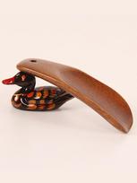 1pc Small Professional Wooden Shoe Horn Easy to carry Flexible Shoehorn Useful Shoe Lifter Professional Shoe Spoon Home Tools