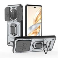 Armor Shockproof Case For Honor X9c Smart X9b X9a Protective Cover For Magic 7 6 5 Lite With Ring Stand Holder Coque Fundas Capa Honor X9c pilka spalva
