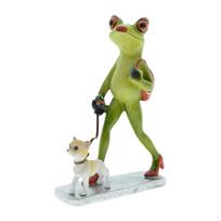 Frog Statue for Garden, Ornament Funny Decoration Collectible Craft Sculpture Figurine