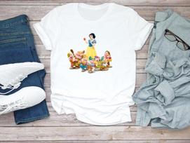 26 Snow White and The Seven Dwarfs short sleeve Men T-Shirt G014 Unisex T-Shirt XXXL