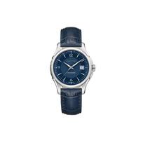 Hamilton Jazzmaster serijos automatinis mechaninis laikrodis 50m atsparumas vandeniui 40mm mėlynas ciferblatas nerūdijančio plieno korpusas Vyriški laikrodžiai Sidabrinis H32515641 Regular Watch Box,Blue Dial