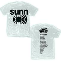 Sunn O))) band 2 sides white short sleeve T-shirt All sizes 3XL