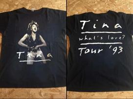 Tina Turner 1993 Whats Love Tour T Shirt, Tina Turner Tour 1993 T-Shirt L