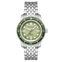Fluce 40 Automatic 15 ATM Water Sapphire Green [SPINNAKER] Watch, Self-winding, Resistant, Crystal, Dial, SP-5133-BB, Men's [Authentic] žalia