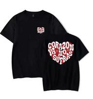 Junior H No Sufras Tee Sad Boyz Tshirts Tour Top Summer Women Fashion Casual Short Sleeve Streetwear Female Clothes Tshirt S