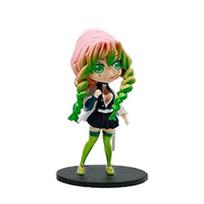 14cm Anime Figure Nezuko Tanjirou Zenitsu Inosuke Kyoujurou Giyuu Kawaii Qposket PVC Model Toys children Gift