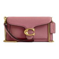 Coach Tabby 19 Gold Buckle Polished Pebble Leather Crossbody Bag Small Women Bags Peony-Red CBF14-B4PY Basic Set (Bag+Dust Bag)