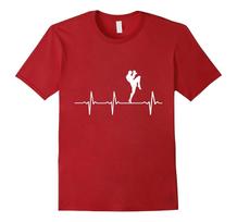Muay Thai Heartbeat TShirt Summer Cotton Short Sleeve ONeck Unisexs T Shirt New S3XL S