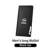 Car Men's Wallet Slim Card Holder Coin Purse Clutch Bag Interior For Opel Corsa Astra Insignia Vectra Zafira Meriva Mokka Gra