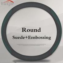 Leather Car Steering Wheel Cover for Dacia Sandero MK1 MK2 MK3 2010 -    2024 Auto Interior Accessories Colors 13