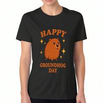 Happy Friday Burger Women's Cotton T Shirt, Pure Cotton Premium Print, Durable, Casual And Fashionable, Funny Foodie Tee For Weekend Vibes, Enjoy Happ S įvairiaspalvis