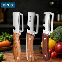 Specialized Peeler for Sugarcane and Pineapple Peeling Multifunctional Stainless Steel Kitchen Peeler for Vegetable Tool