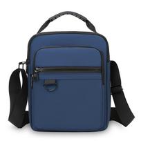 Oxford Material Messenger Sling Bags Simple Design Zipper Closure Crossbody Phone Bag Durable Small Size Crossbody Pouch Travel tamsiai mėlyna spalva