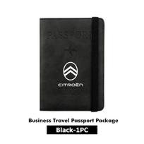 Car Strap Passport Bag RFID Travel Wallet Card Ticket Holder For Citroen Grand Berlingo Jumper Celysee Xsara Picasso Aircross