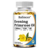Evening Primrose Oil 1300 Mg Dietary Supplement, With Gamma-Linolenic Acid, 120 Softgels 120 Capsules