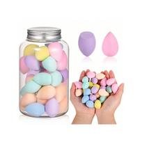 Mini makiažo kempinėlės maišikliai 40 vnt., Beauty Blender kempinėlės pagrindui, pudrai, maskuokliui ir akių šešėliams, po akimis, paryškinimui