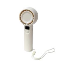 LED ekranas 5 greičiai mini ventiliatorius Nešiojamas rankinis Mini ekrano ekranas Turbo ventiliatorius USB įkraunamas vėsus ventiliatorius