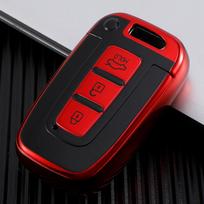 Automobilio rakto dangtelis Hyundai Accent Elantra Solaris HB20 Veloster SR IX35 KIA RIO K2 K3 Sportage krepšio laikiklio apvalkalas rožinė