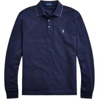 Polo Ralph Lauren Ss24 Pony Logo Embroidered Polo Shirt Men tops Navy-Blue MNPOKNI16820804-410 XS