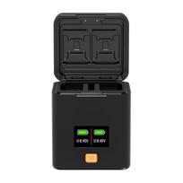 -Battery Charging Case NP-W126 NP-W126S 2-SLOT  r with Card Slots   Screen PD Fast Charging Box Compatible with  0VI XS10 XT30 XT20