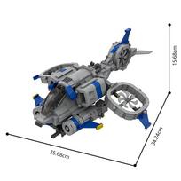 Gobricks MOC Starcraft II Banshee Building Blocks Toys Gifts
